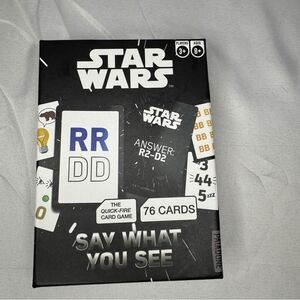 Star Wars: Say What You See Card Game